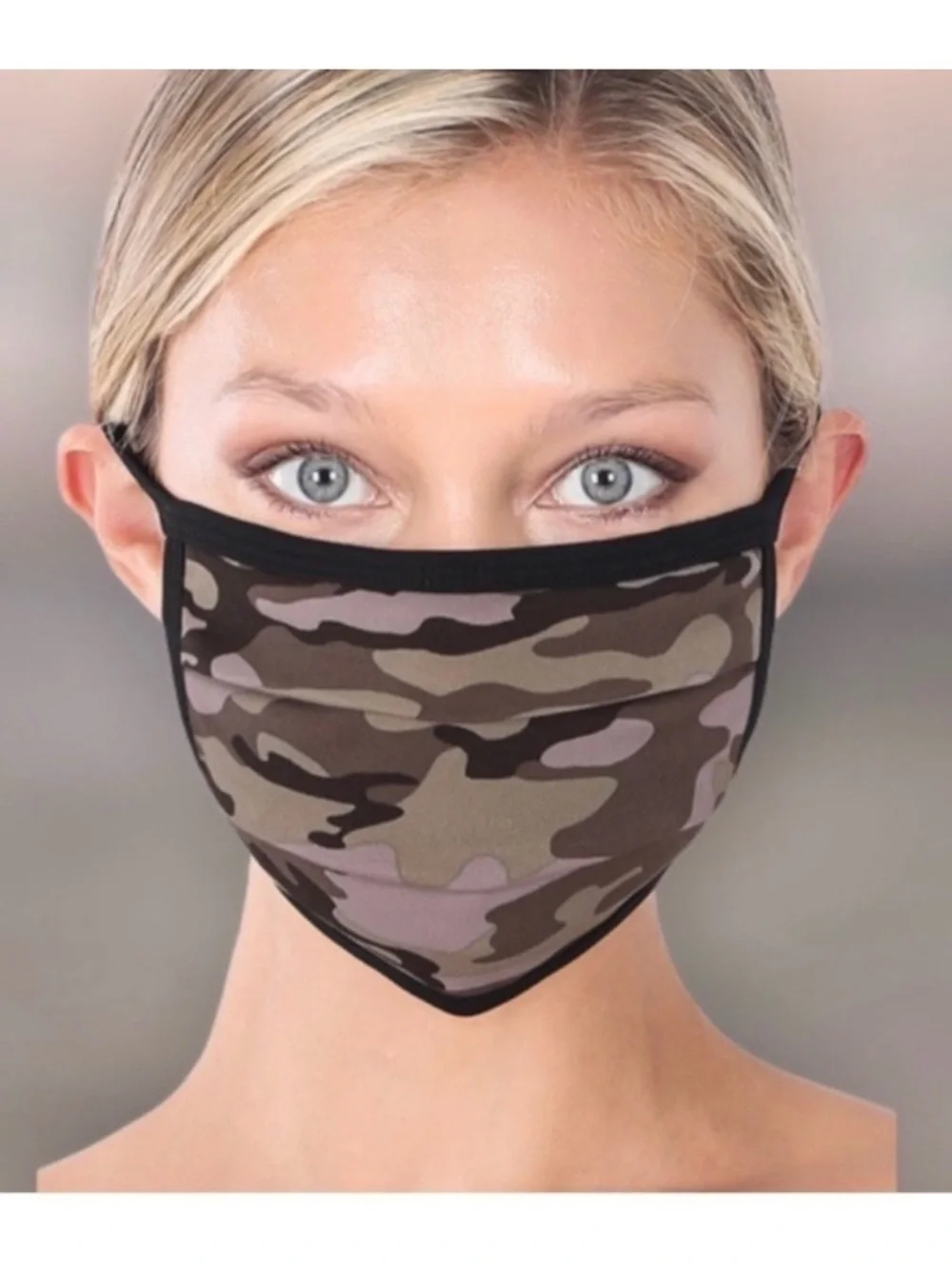 🔴 5 for $10 ONE Zenana Camouflage Print Cotton Lined Face Mask Reusable